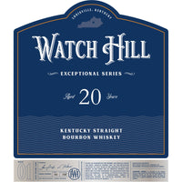 Buy Watch Hill Exceptional Series 20 Year Old Bourbon Batch 01 Online -Craft City