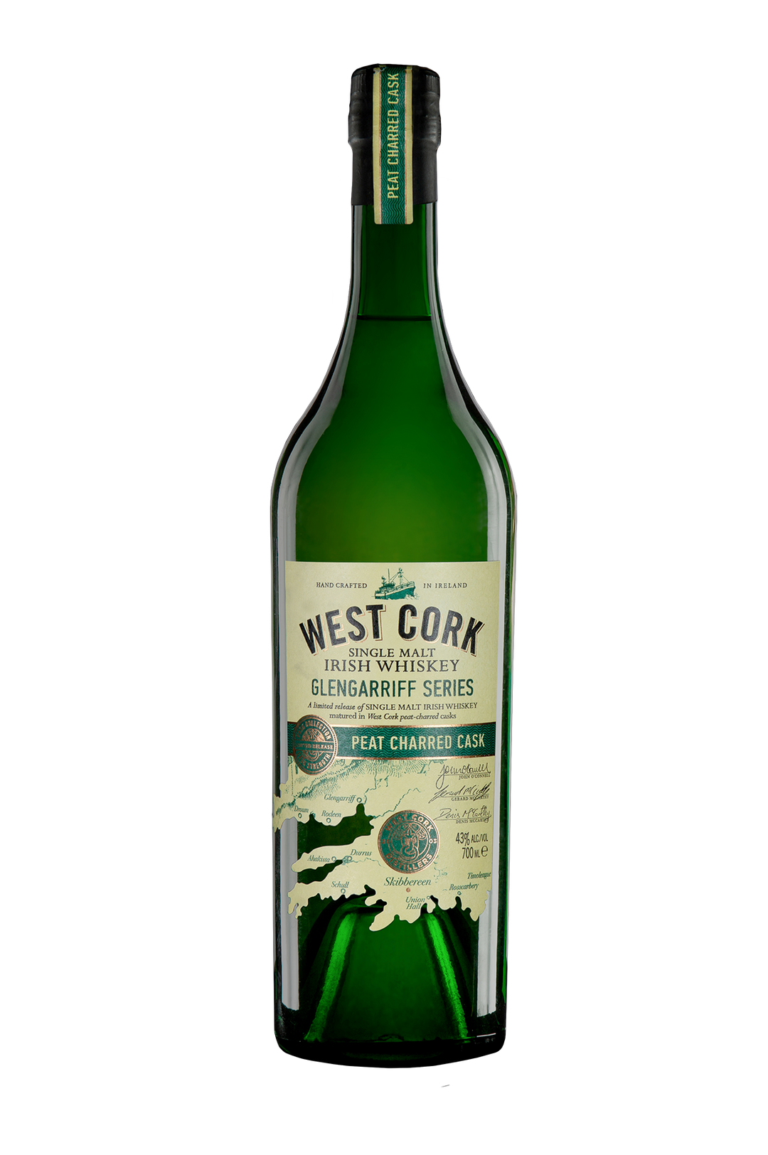 Buy West Cork Whiskey Gleng Peat Char 750ML Online -Craft City