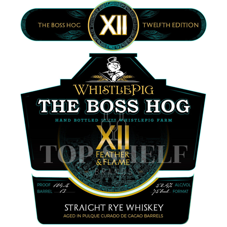 Buy WhistlePig The Boss Hog XII Feather & Flame Online -Craft City