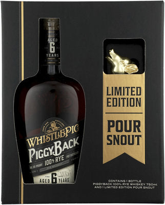 Buy Whistlepig Rye Whiskey Piggyback 6 Yr W/ Pour 96.56 750ML Online -Craft City