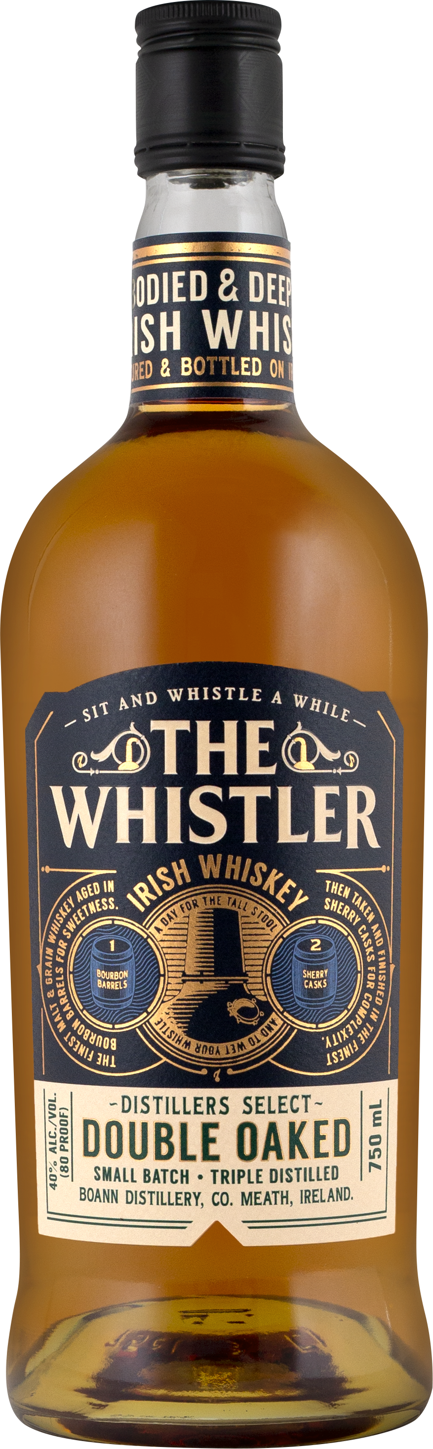 Buy Whistler Irish Whiskey Double Oaked 750ML Online -Craft City