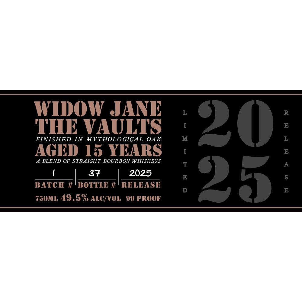 Buy Widow Jane The Vaults 15 Year Old 2025 Release Online -Craft City