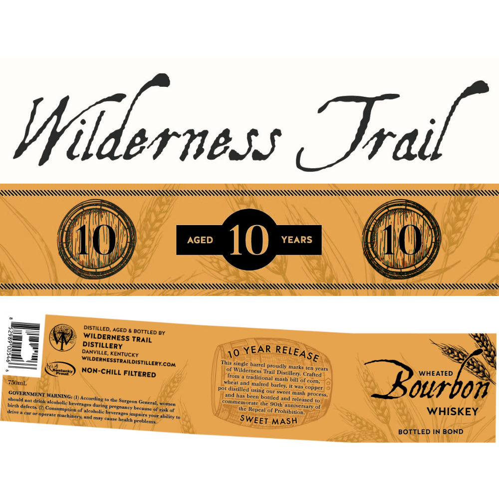 Buy Wilderness Trail 10 Year Old Single Barrel Wheated Bourbon Online -Craft City