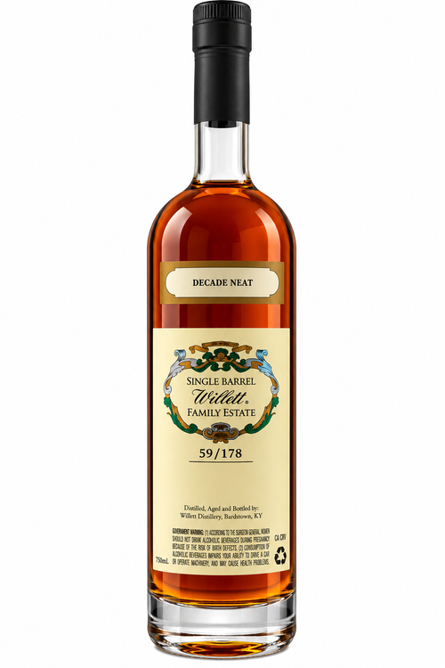 Willett Family Estate Rye 10 Year 'Decade Neat' Barrel #1515