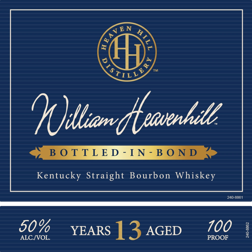 Buy William Heavenhill 13 Year Old Bottled in Bond Bourbon 11th Edition Online -Craft City