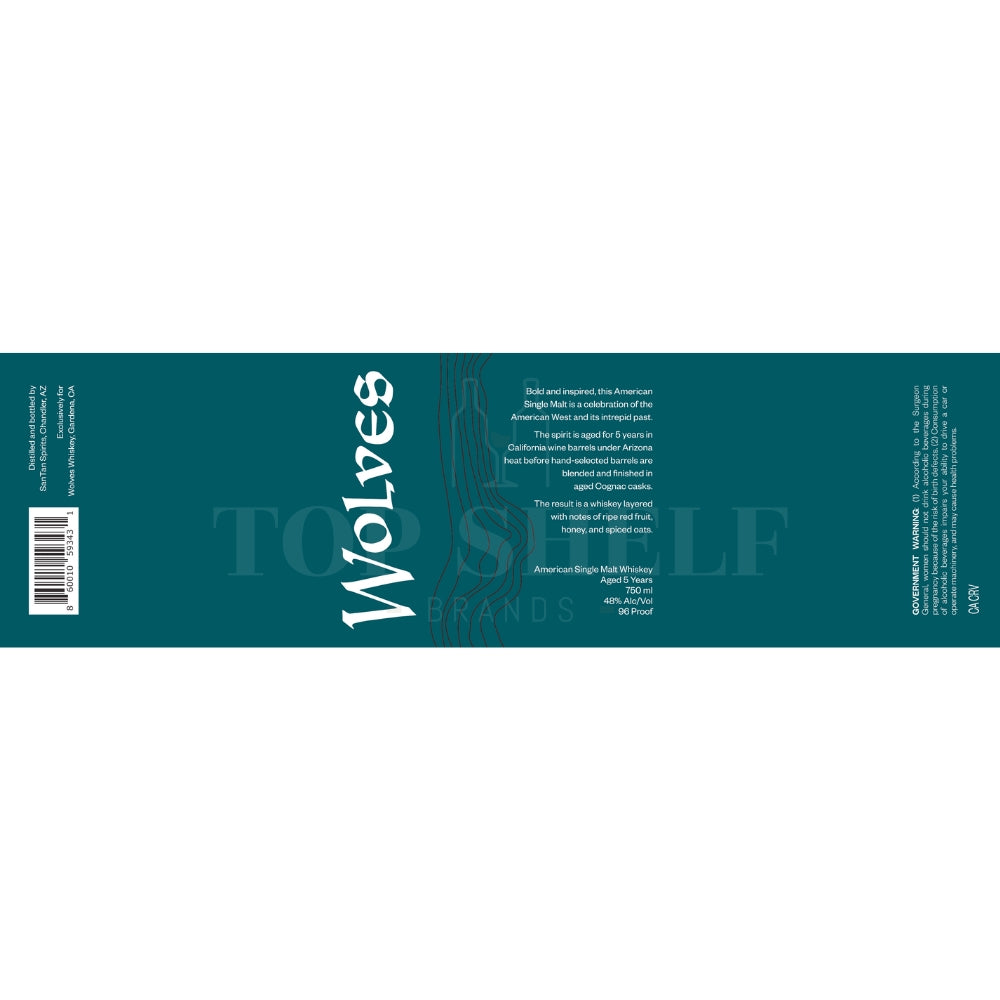Buy Wolves 5 Year Old American Single Malt Whiskey Online -Craft City