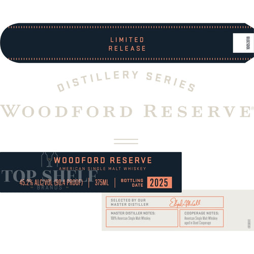 Buy Woodford Reserve American Single Malt 2025 Release Online -Craft City