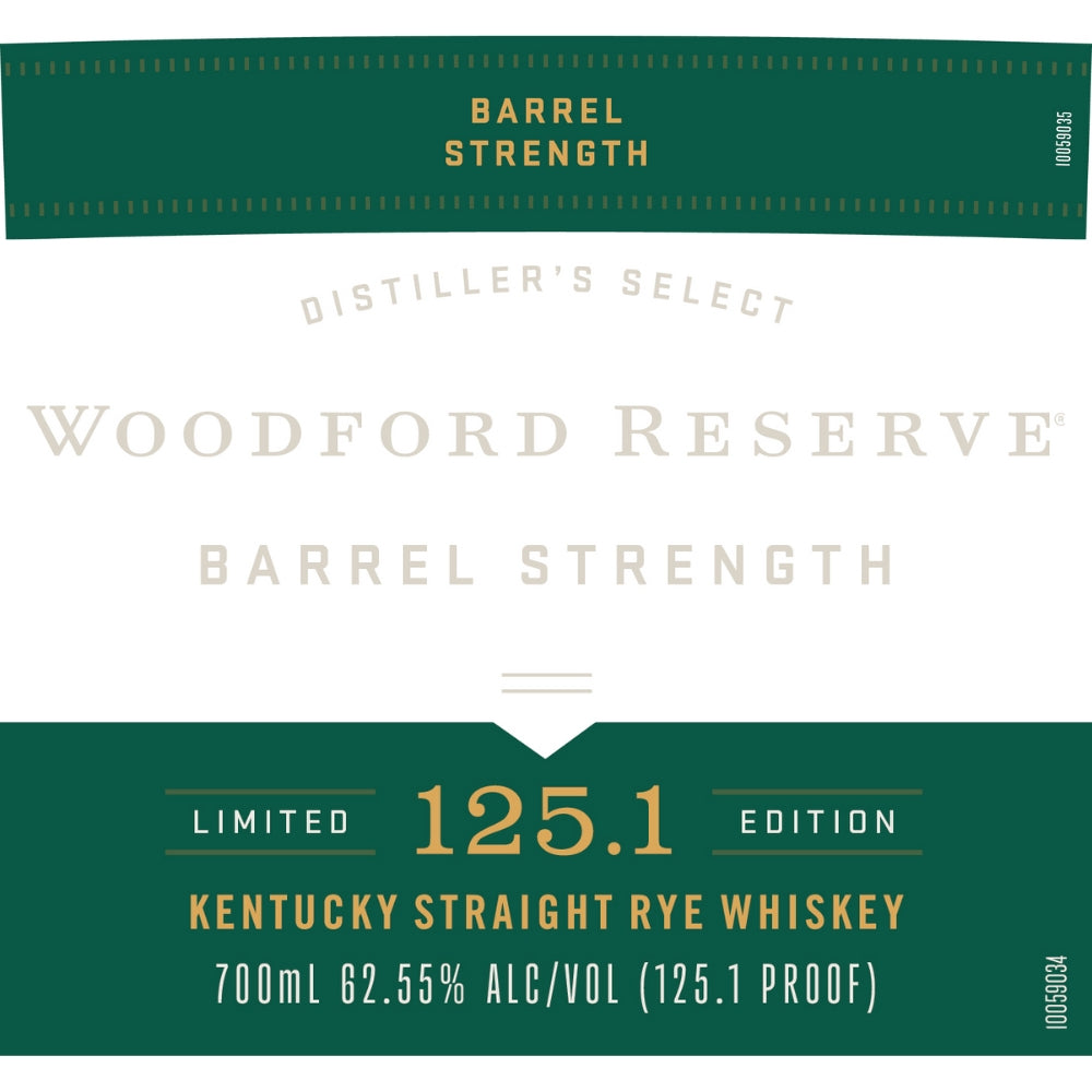 Buy Woodford Reserve Barrel Strength Rye Whiskey Online -Craft City