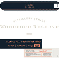 Buy Woodford Reserve Distillery Series Blended Malt Sherry Cask Finish 2024 Release Online -Craft City