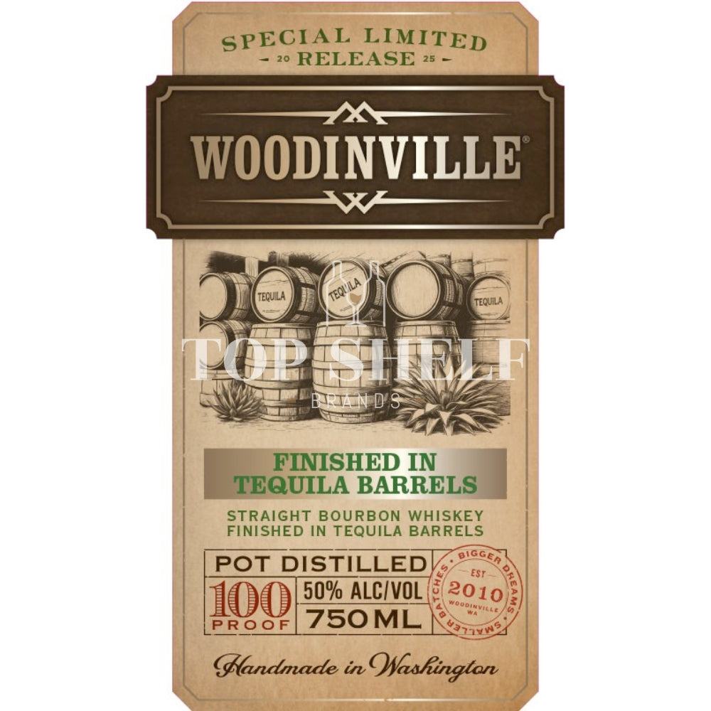 Buy Woodinville Bourbon Finished in Tequila Barrels Online -Craft City