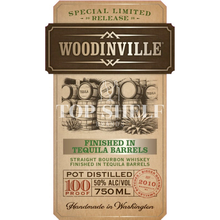 Buy Woodinville Bourbon Finished in Tequila Barrels Online -Craft City
