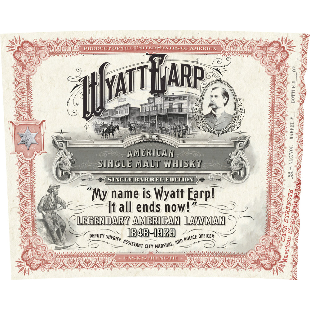 Buy Wyatt Earp American Single Malt Whisky Online -Craft City