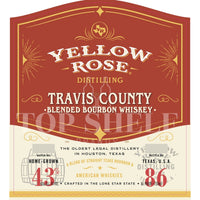 Buy Yellow Rose Travis County Blended Bourbon Online -Craft City