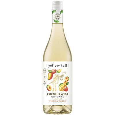 Buy Yellow Tail Fresh Twist White Wine Infused With Peach & Mango 750ML Online -Craft City