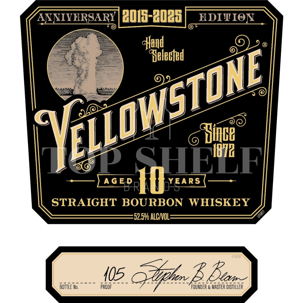Buy Yellowstone 10th Anniversary Edition Bourbon Online -Craft City