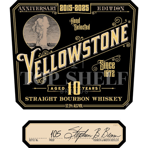 Buy Yellowstone 10th Anniversary Edition Bourbon Online -Craft City