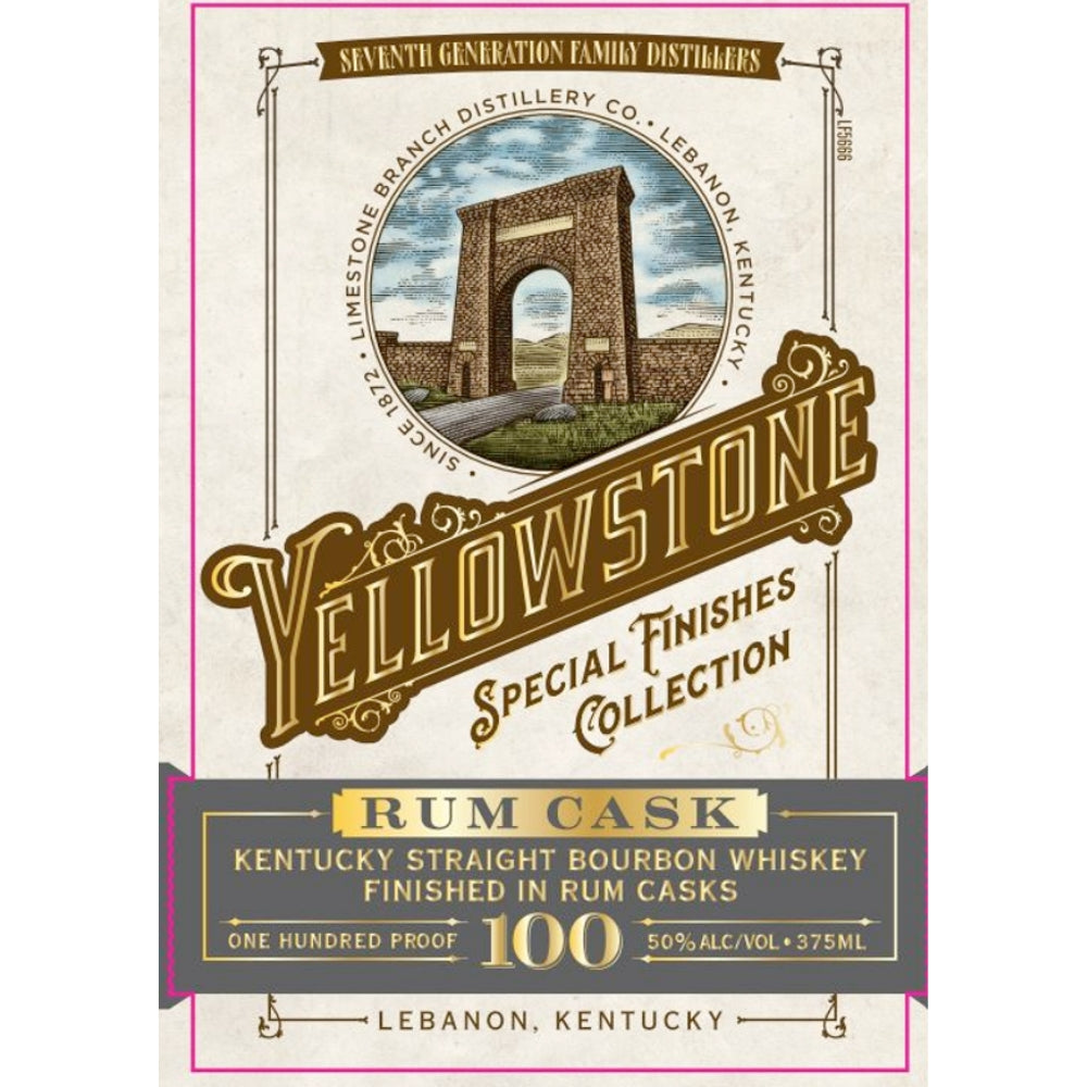 Buy Yellowstone Special Finishes Collection Rum Cask Bourbon 375ml Online -Craft City