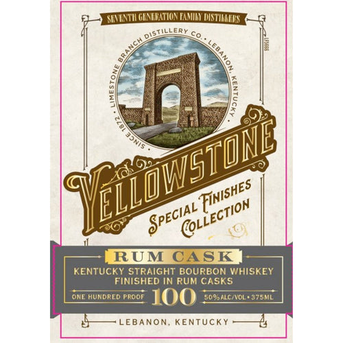 Buy Yellowstone Special Finishes Collection Rum Cask Bourbon 375ml Online -Craft City