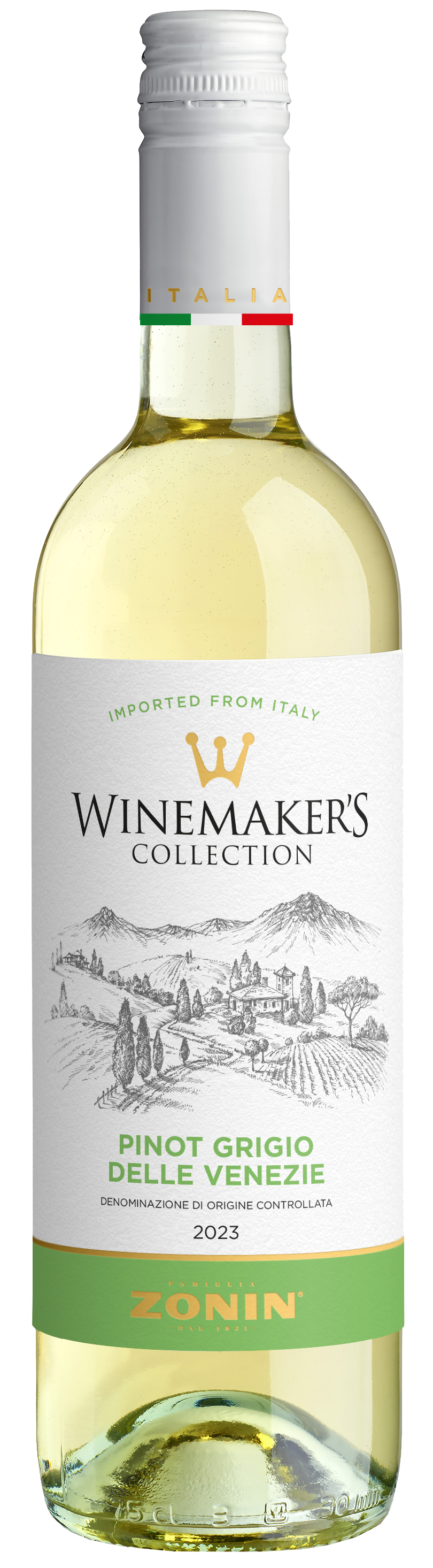 Buy Zonin Winemakers Collection Pinot Grigio 750ML Online -Craft City
