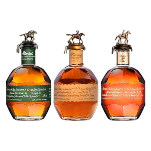 Blanton's Green Label, Red Label & Gold Label Bundle