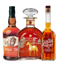 Rock Hill Farms, Buffalo Trace & Sazerac Rye 3PK Whiskey Bundle