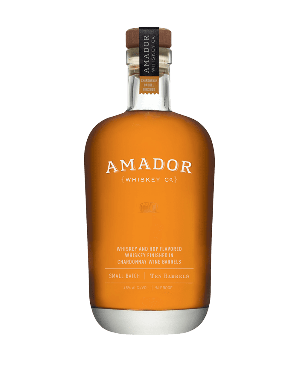 Amador Whiskey Co. Straight Hop Flavored Whiskey Ten Barrels California Small Batch 96 750ML