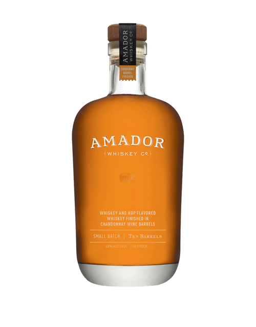 Amador Whiskey Co. Straight Hop Flavored Whiskey Ten Barrels California Small Batch 96 750ML