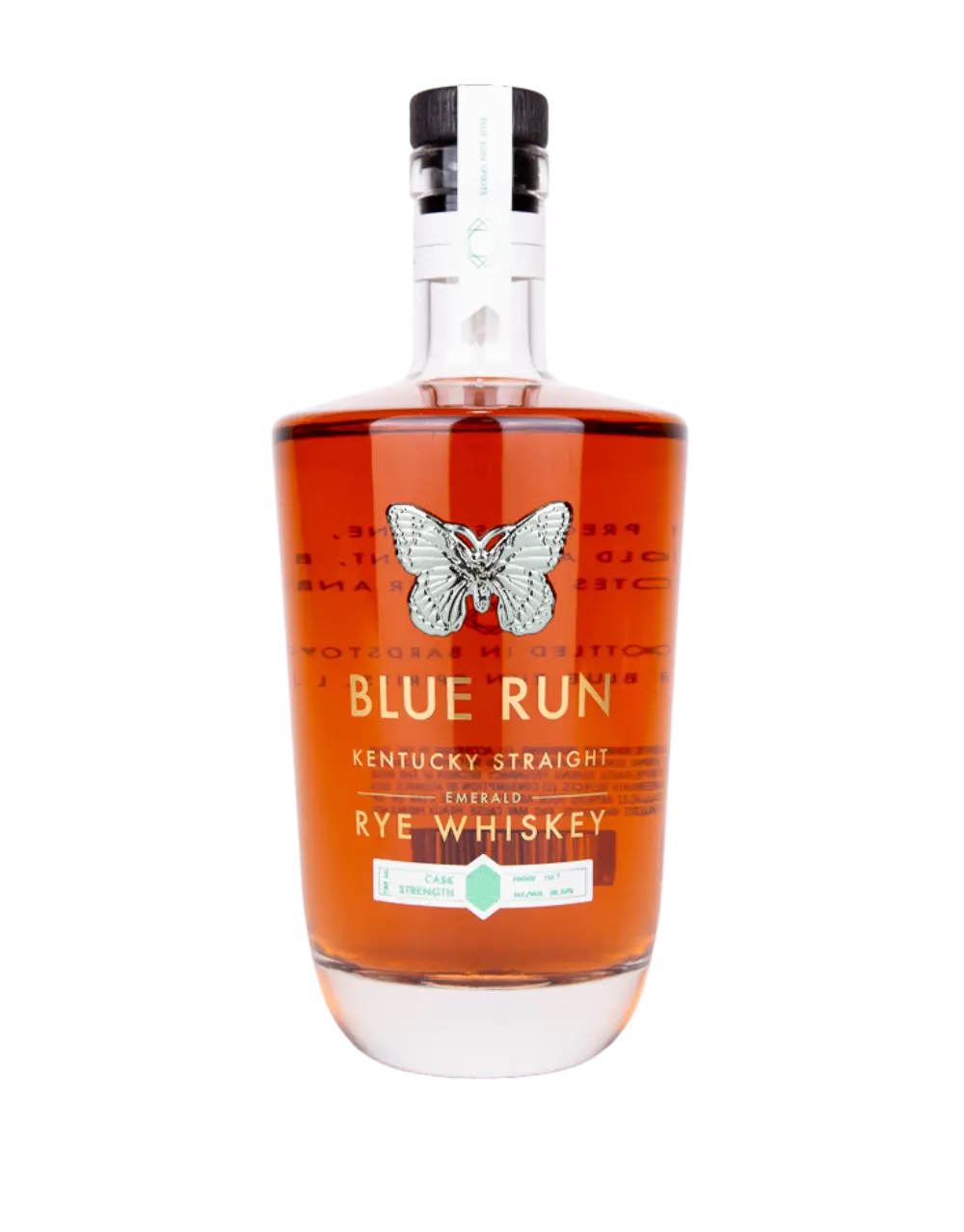 Blue Run Rye Whiskey Emerald Single Barrel 4 Yr 117.1 750ML