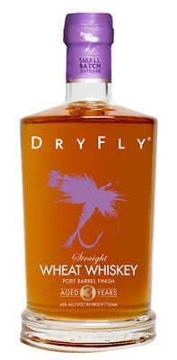 Dry Fly Wheat Whiskey Port Barrel Finish 3 Yr 90 750ML