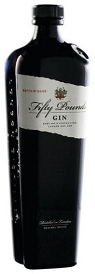 Fifty Pounds London Dry Gin Rare & Handcrafted W/ Gift Tin