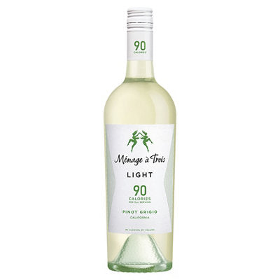 Menage A Trois Pinot Grigio Light California 750ML
