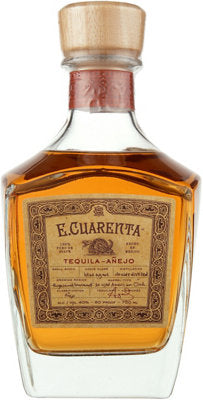 E. Cuarenta Tequila Añejo 80 750ML