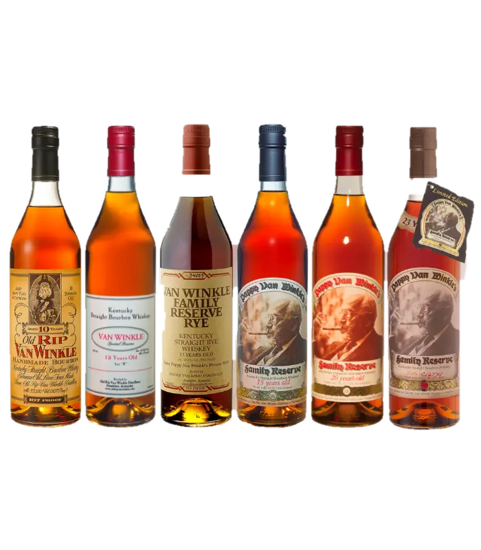 Pappy Van Winkle Family Lineup 6PK Whiskey Bundle