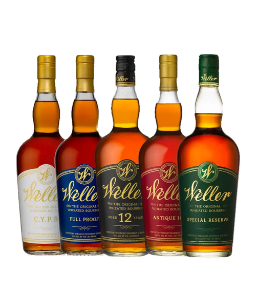 W.L. Weller Wheated Bourbon 5PK Bundle