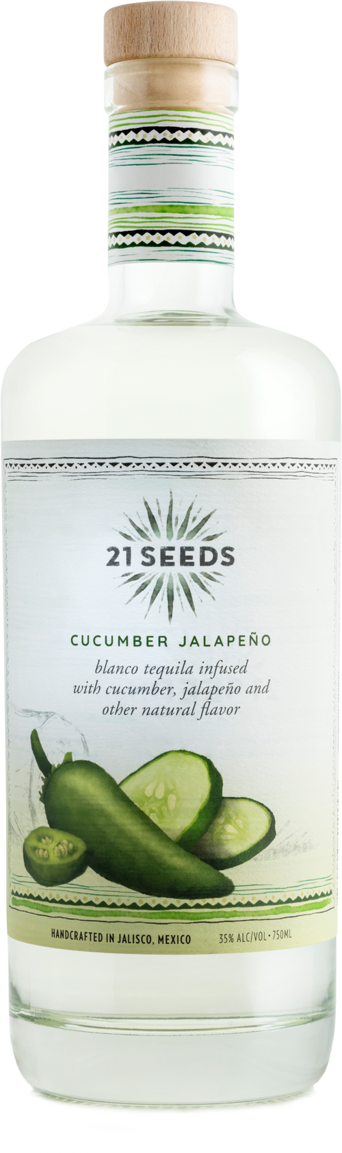 Buy 21 Seeds Cucumber Jalepeno Blanco Tequila Online -Craft City
