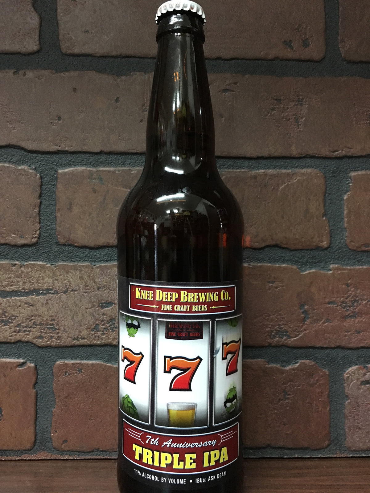 Knee Deep 777 7th Anniversary Triple IPA 22oz