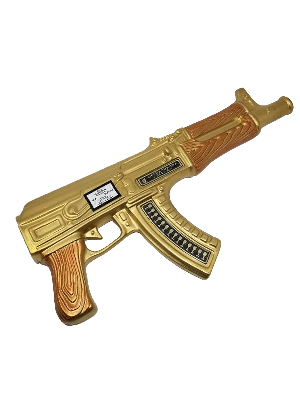 Buy AK 47 Gold Rifle Vodka Online -Craft City