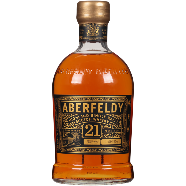 Buy Aberfeldy Single Malt Scotch Whisky 21 Year W/ Gift Box Online -Craft City