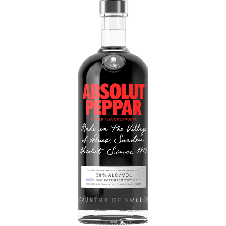 Buy Absolut Chili Pepper Flavored Vodka Peppar Online -Craft City