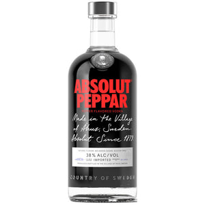 Buy Absolut Chili Pepper Flavored Vodka Peppar Online -Craft City
