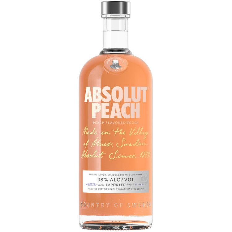 Buy Absolut Peach Flavored Vodka Apeach Online -Craft City