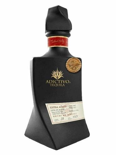 Buy Adictivo Ceramic Black Extra Anejo Tequila Online -Craft City