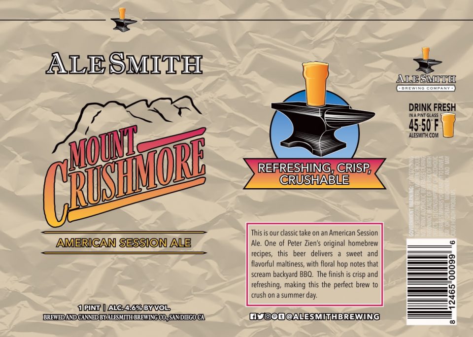 AleSmith Mount Crushmore 6 pack cans