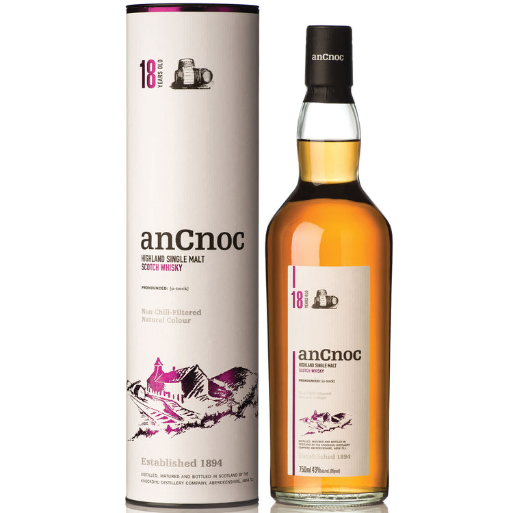 Buy Ancnoc Single Malt Scotch 18 Year Online -Craft City