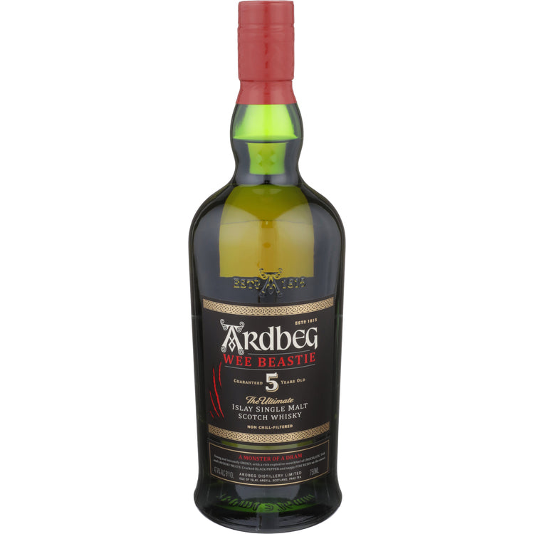 Buy Ardbeg Single Malt Scotch Wee Beastie 5 Year. Online -Craft City