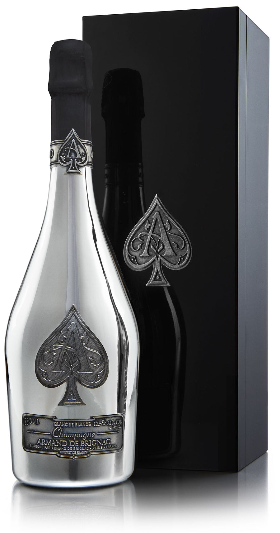 Buy Armand de Brignac Ace of Spades Silver Blanc de Blancs Champagne Online -Craft City