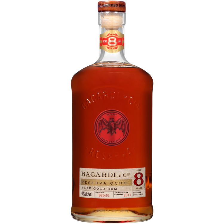 Buy Bacardi Aged Rum Rare Gold Reserva Ocho Online -Craft City