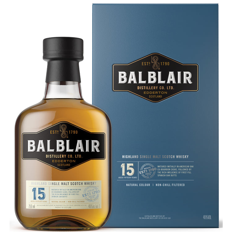 Buy Balblair Single Malt Scotch 15 Year Online -Craft City