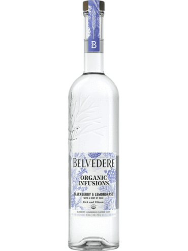 Buy Belvedere Vodka Organic Infusions Blackberry & Lemongrass Online -Craft City