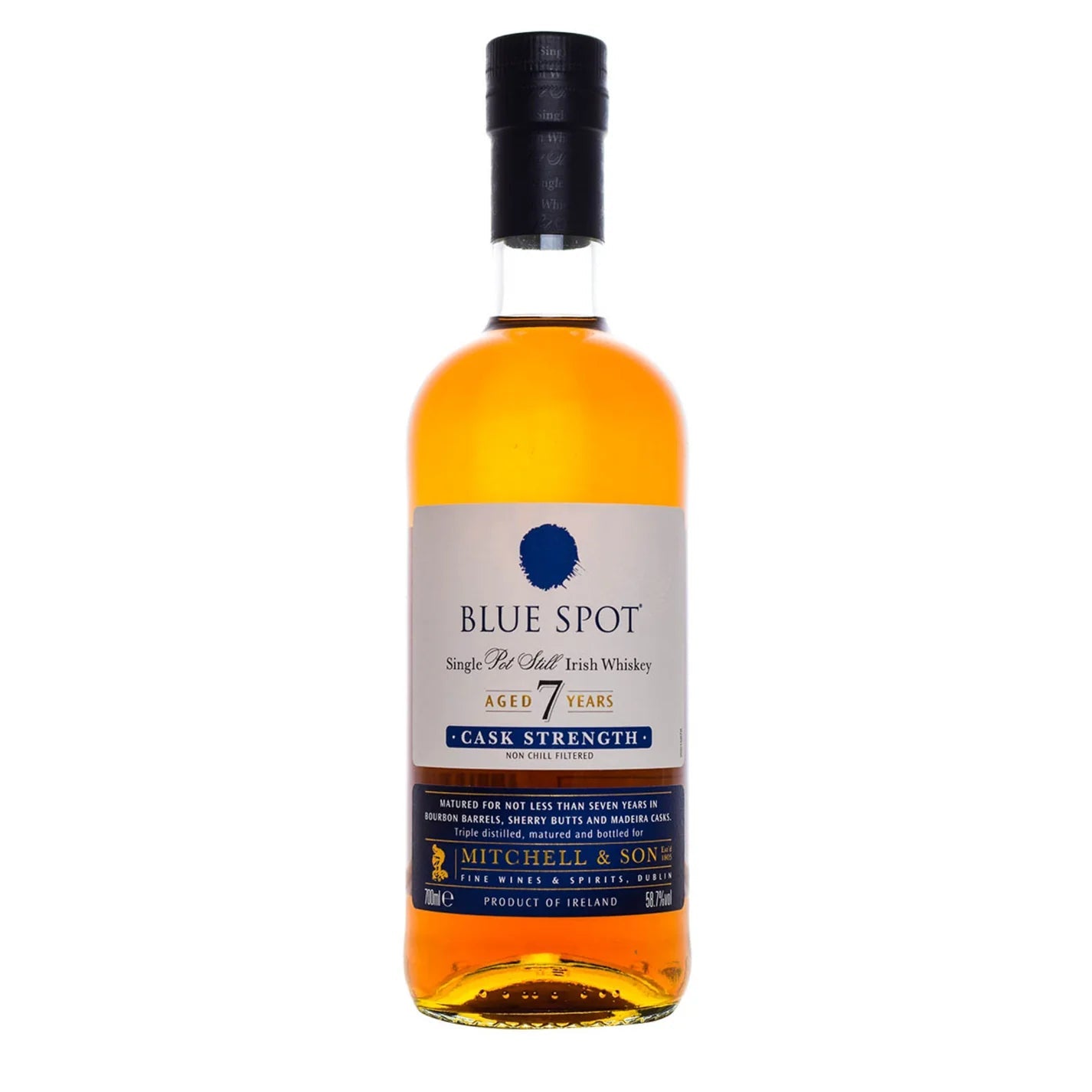Buy Blue Spot 7 Year Old Cask Strength Irish Whiskey Online -Craft City